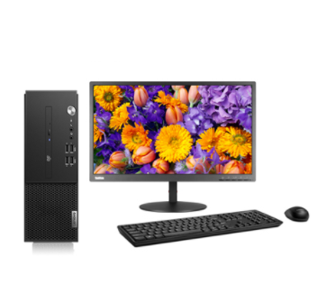 台式计算机 联想/LENOVO 启天M450-A087(C)+ThinkVisionTE22-14（21.45英寸） 主机+显示器