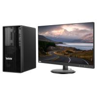 联想/Lenovo ThinkStation K-C2 i7-12700/16G/GT730 2G显卡+ThinkVision T27A-30（27英寸） 台式计算机